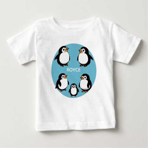 Penguins Family Baby T_Shirt
