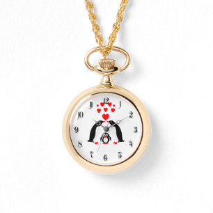 Penguins family watch