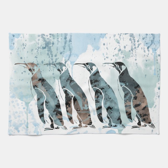 Penguins Friends Forever Kitchen Towel (Horizontal)