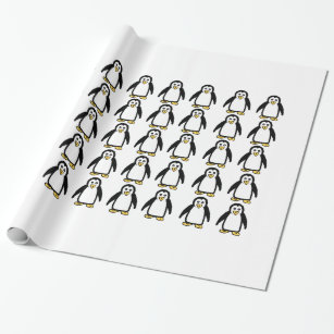 Penguins Gift Wrap Wrapping Paper