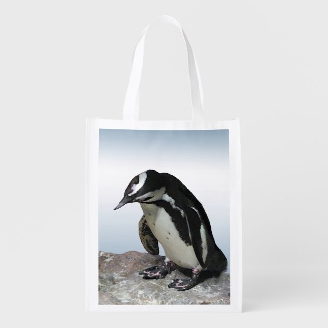 Penguins Grocery Bag (Front)
