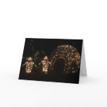 Penguins Holiday Light Display Card