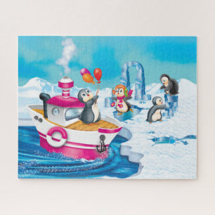 penguins in Antarctica Jigsaw Puzzle