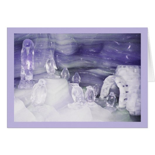 Penguins in ice (Front Horizontal)