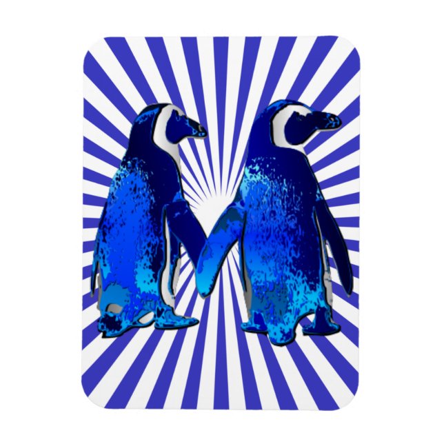 Penguins in Love - Magnet (Vertical)