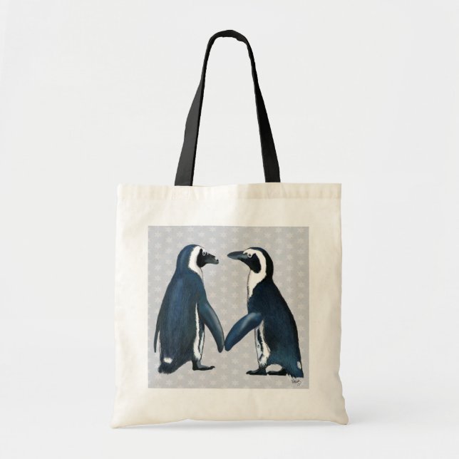 Penguins In Love Tote Bag (Front)