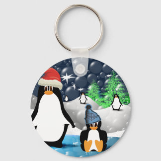 Penguins Keychain