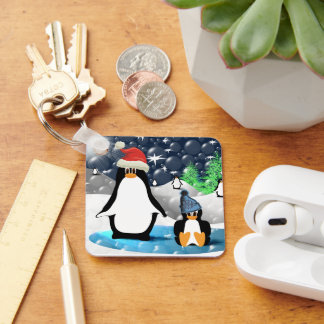 Penguins Keychain
