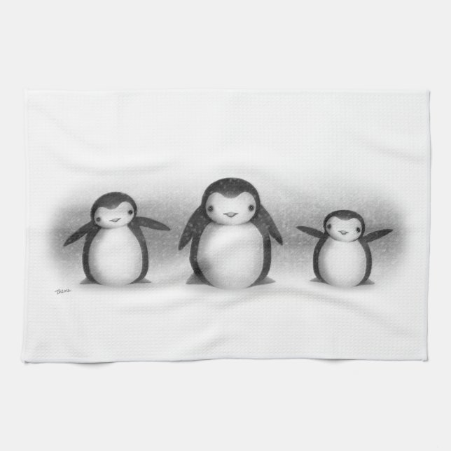 Penguins Kitchen Towel (Horizontal)