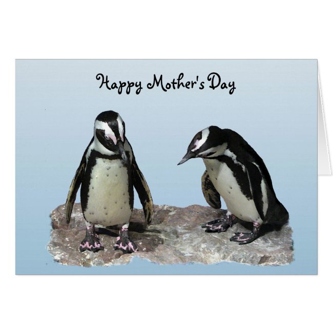 Penguins Mothers Day Card