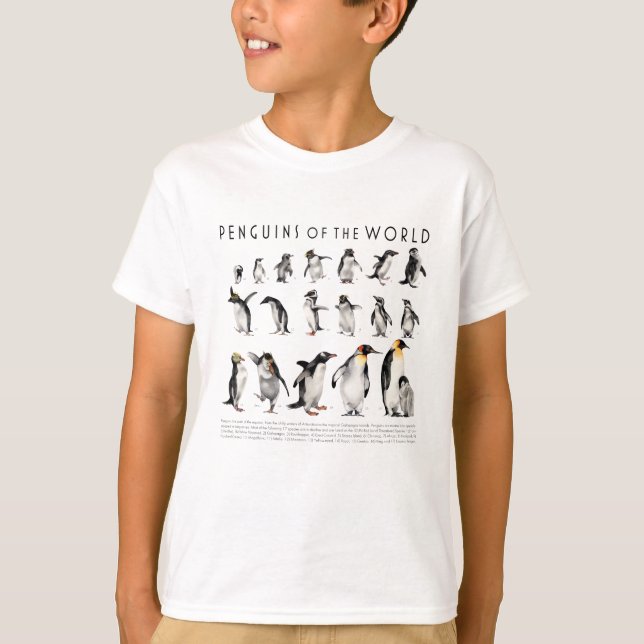 Penguins of the World T-Shirt (Front)