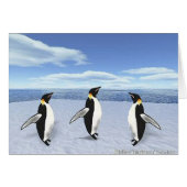 Penguins on Ice Cards (Front Horizontal)