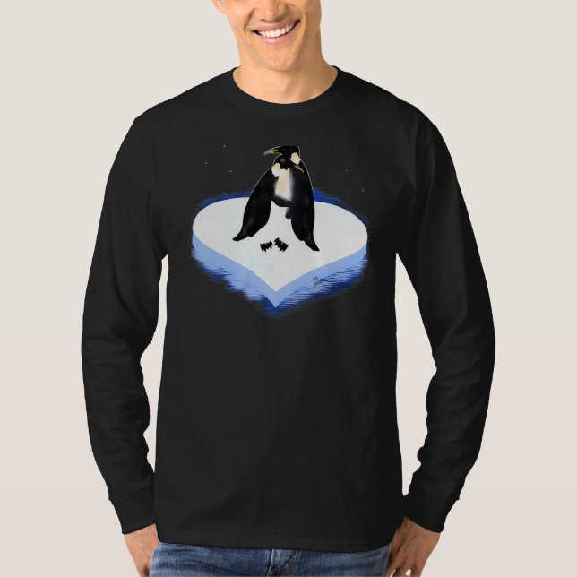 Penguins Outfit love heart Penguins partner outfit T-Shirt (Front)