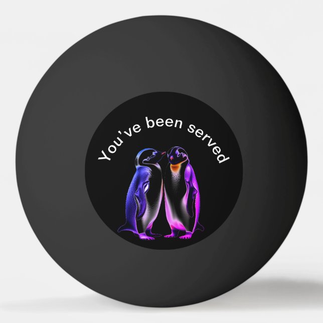 Penguins  ping pong ball (Front)