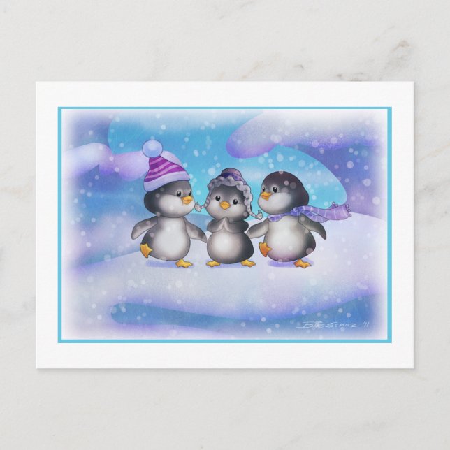 Penguins Postcard (Front)