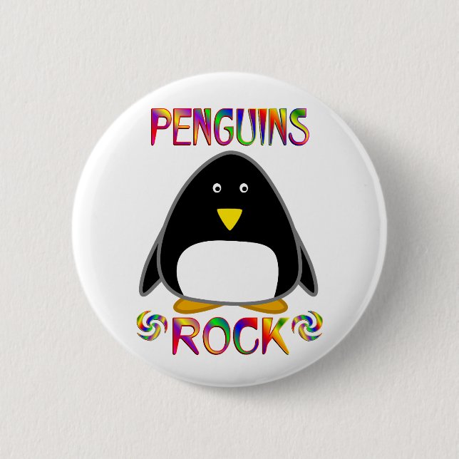PENGUINS ROCK BUTTON (Front)