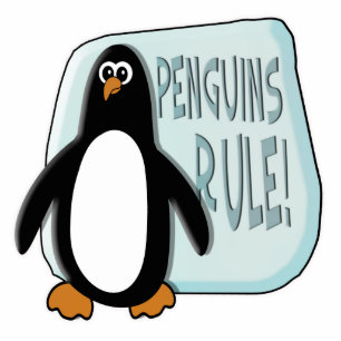 Penguins Rule Statuette