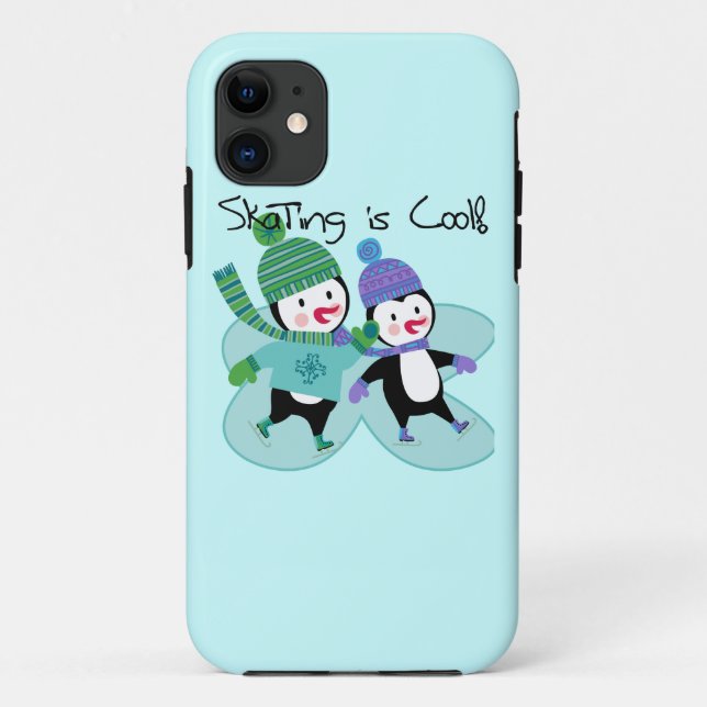 Penguins Skating is Cool Case-Mate iPhone Case (Back)