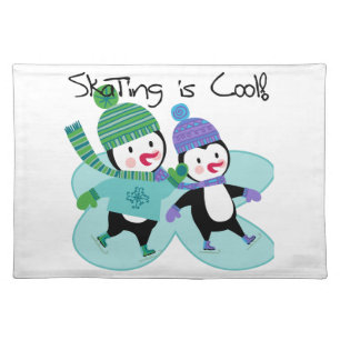 Penguins Skating is Cool Placemat