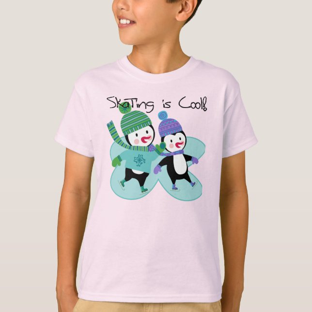 Penguins Skating is Cool T-Shirt (Front)