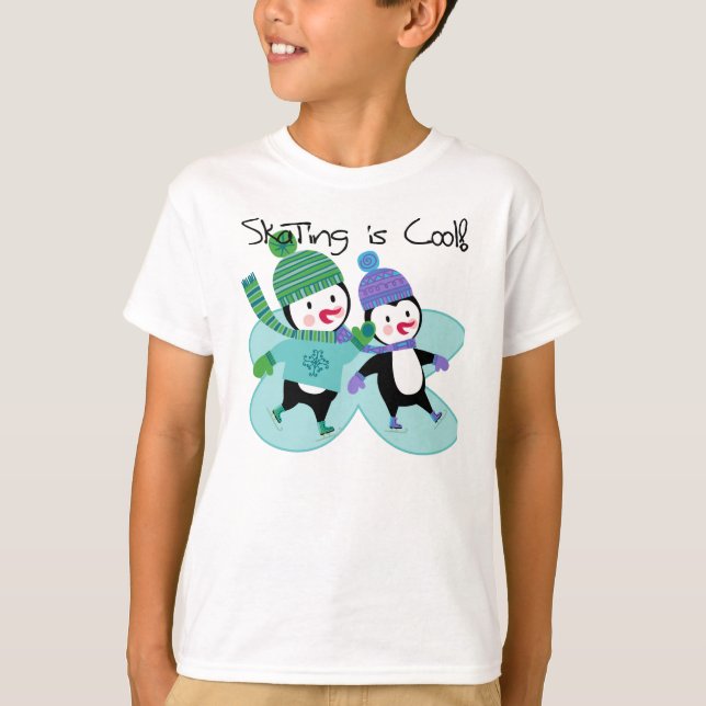Penguins Skating is Cool T-Shirt (Front)