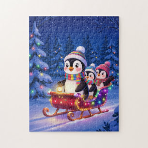 Penguins Sledding Puzzle