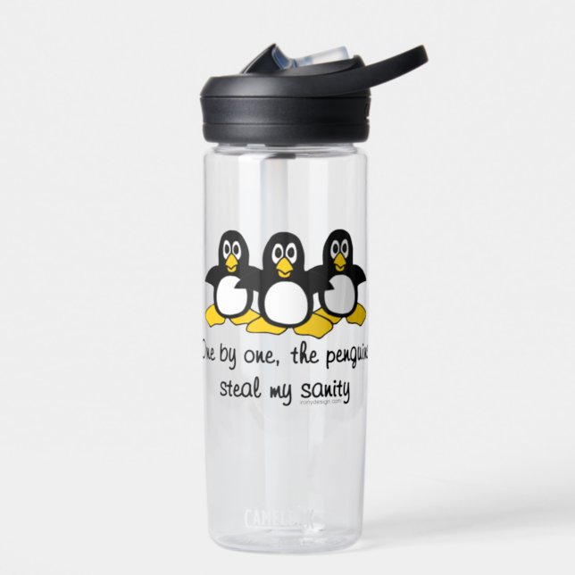Penguins steal my sanity CamelBak Eddy Water Bottle (Left)