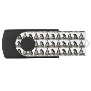 Penguins Swivel USB 2.0 Flash Drive