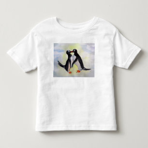 Penguins Toddler Fine Jersey T-Shirt, White Toddler T-shirt