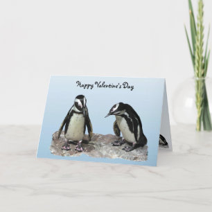 Penguins Valentine Holiday Card