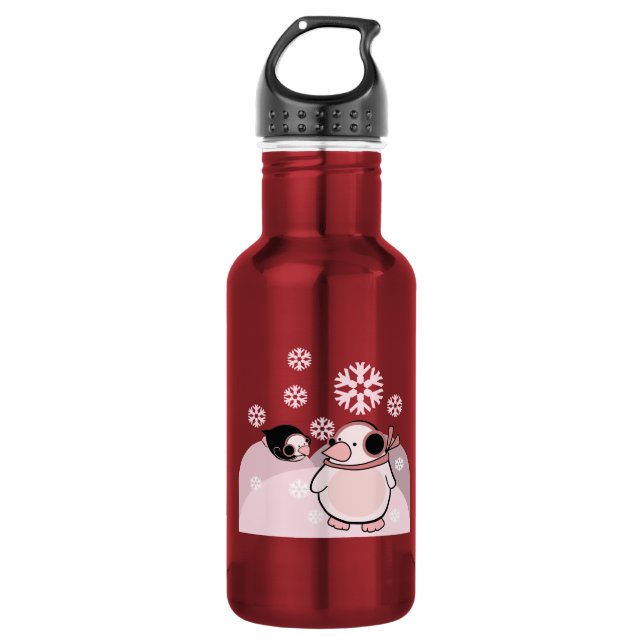 penguins water bottle (Front)