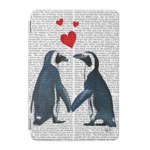 Penguins With Love Hearts iPad Mini Cover