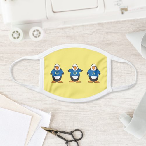 Penguins with Shirts Face Mask