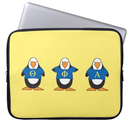 Penguins with Shirts Laptop Sleeve