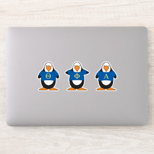 Penguins with Shirts Sticker
