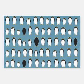 Penguins Wrapping Paper Sheets