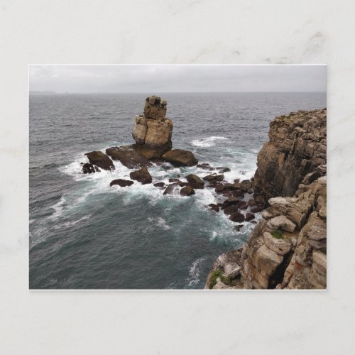 Peniche Portugal Coastal scene Postcard