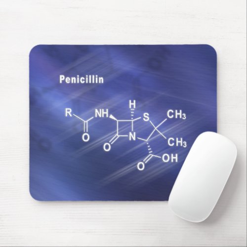 Penicillin antibiotic drug Structural chemical Mouse Pad