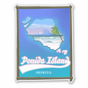 Penida Island Indonesia Sticker