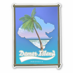 Penida Island Indonesia Sticker