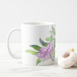 Penies And Succulent Coffee Mug at Zazzle