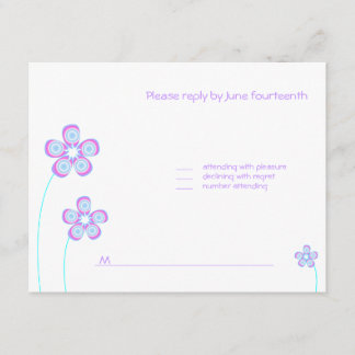 Penina Bat Mitzvah Invitation RSVP