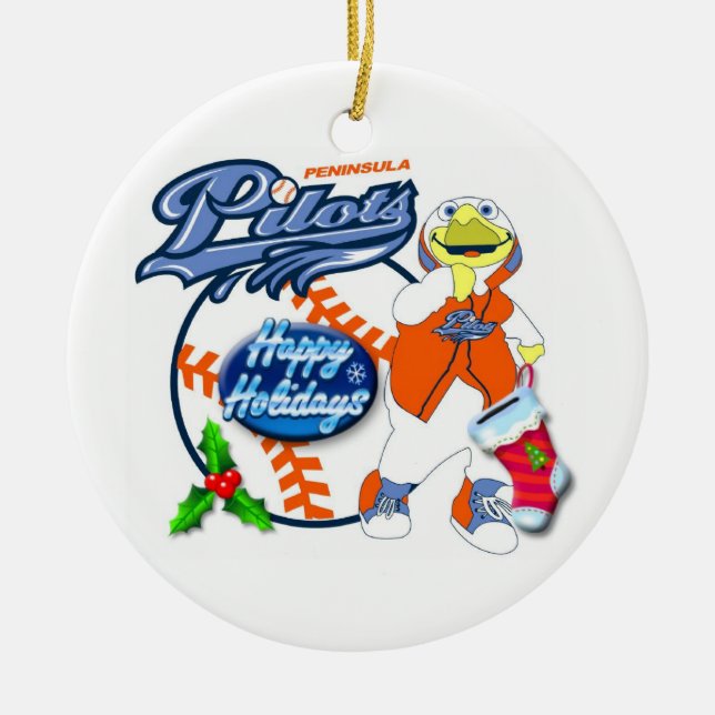 Peninsula Pilots Christmas Ornament (Front)