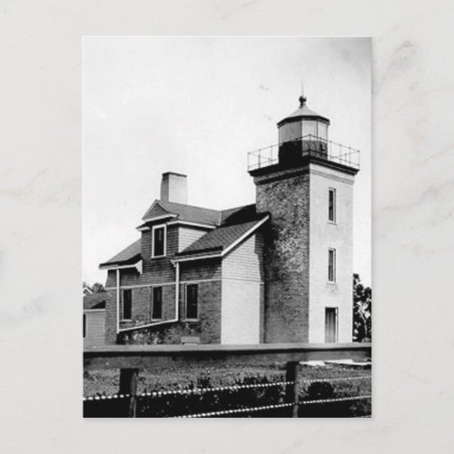 Peninsula Point Lighthouse Postcard