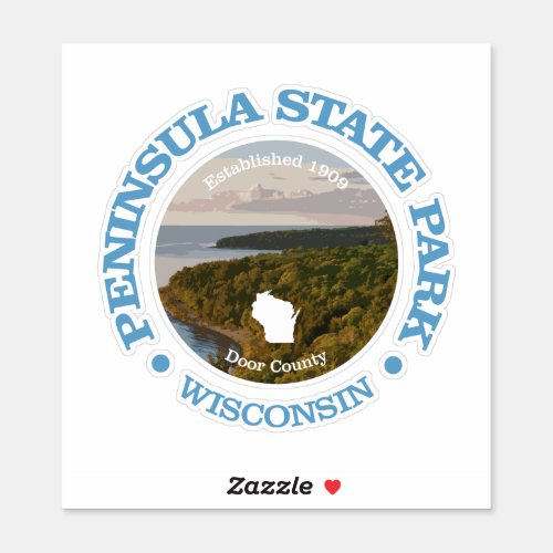 Peninsula State Park SP Sticker