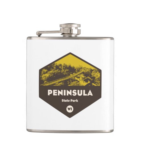Peninsula State Park Wisconsin Flask