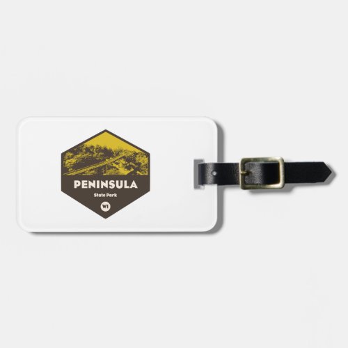 Peninsula State Park Wisconsin Luggage Tag