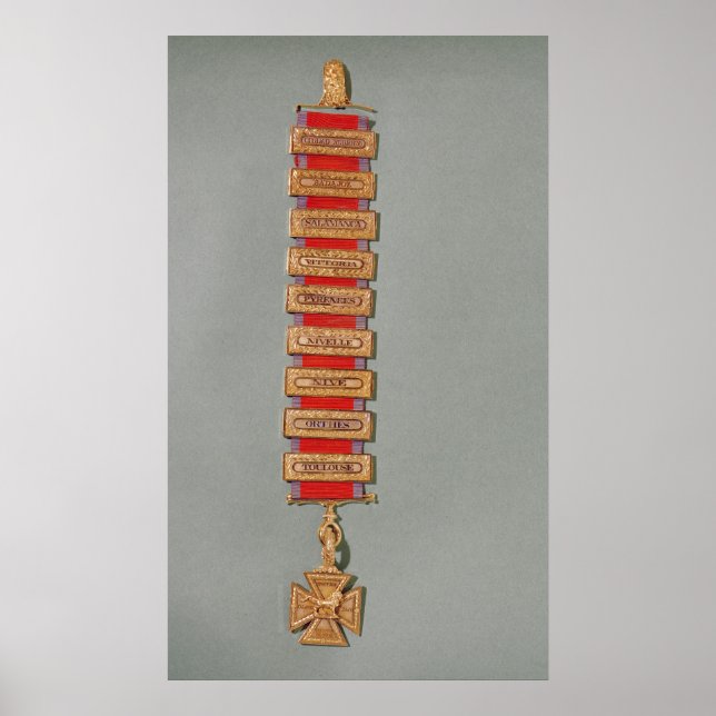 Peninsular Gold Cross, c.1813 Poster (Front)