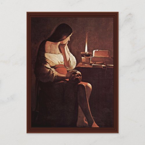 Penitent Mary Magdalene Magdalena Terf Postcard