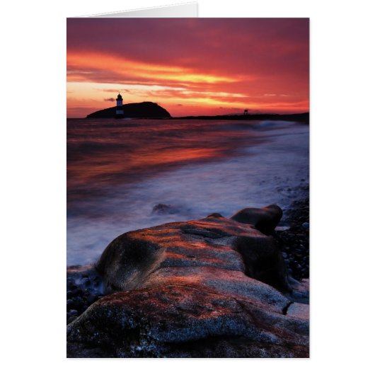Penmon Lighthouse Anglesey Wales Cards (Front)